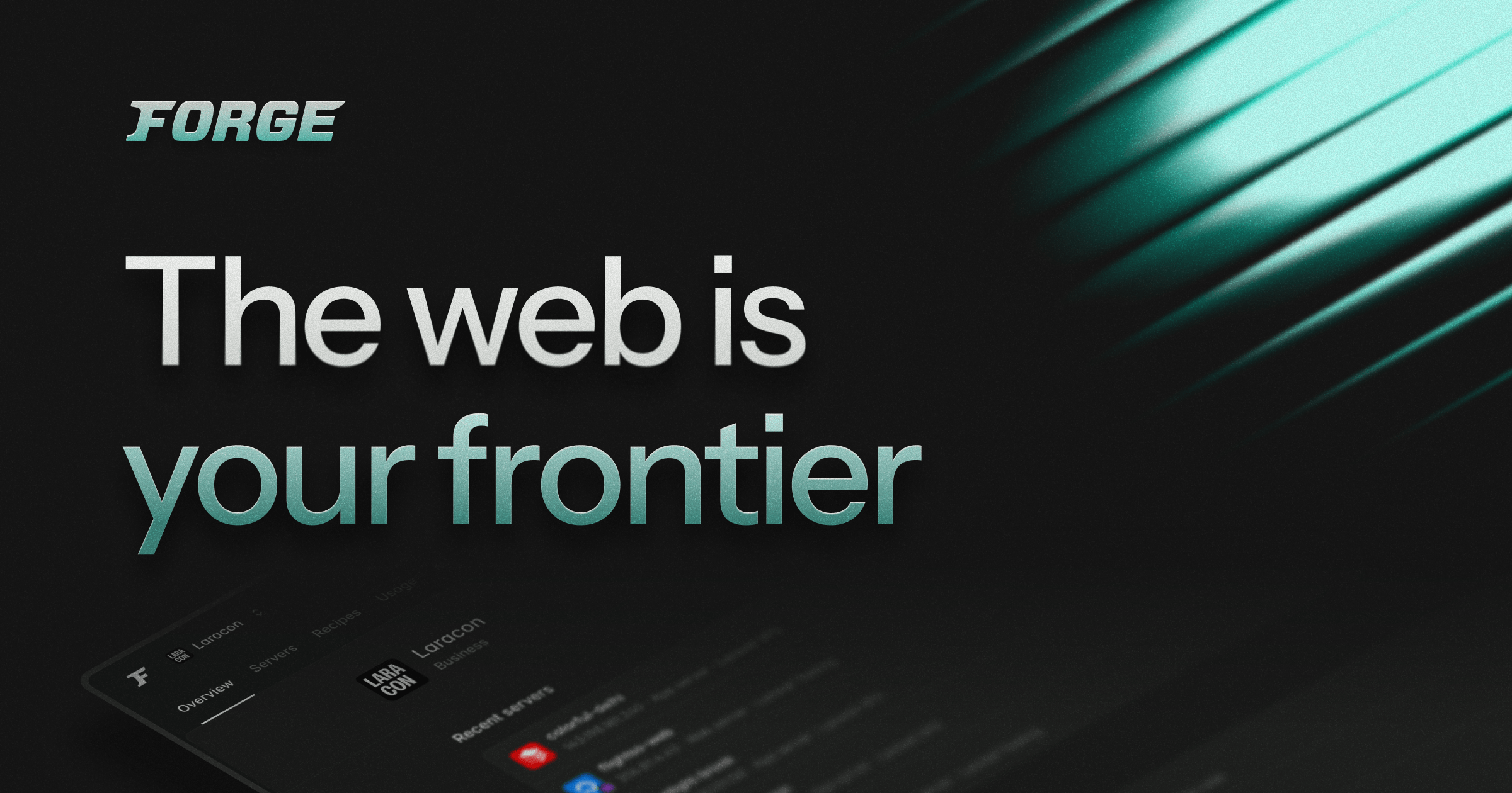 Forge · Simple server management for PHP and beyond